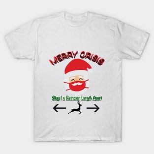 Merry Crisis Santa T-Shirt